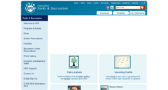 Desktop Screenshot of hannibalparks.org
